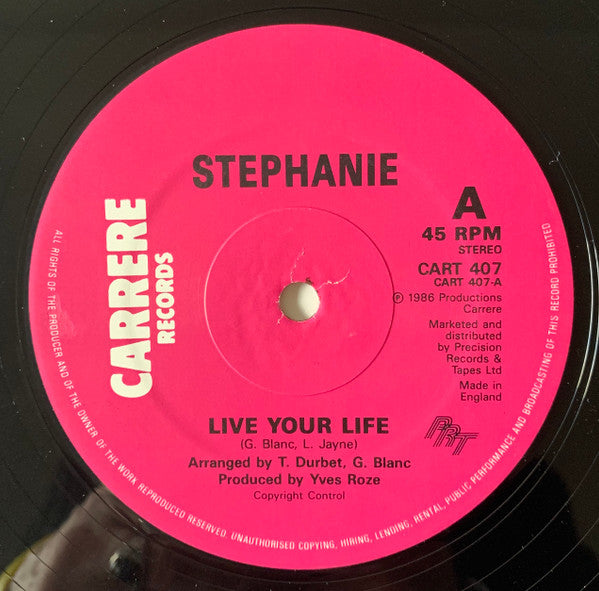 Stephanie (2) - Live Your Life