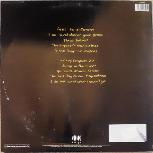 Sinéad O'Connor - I Do Not Want What I Haven't Got