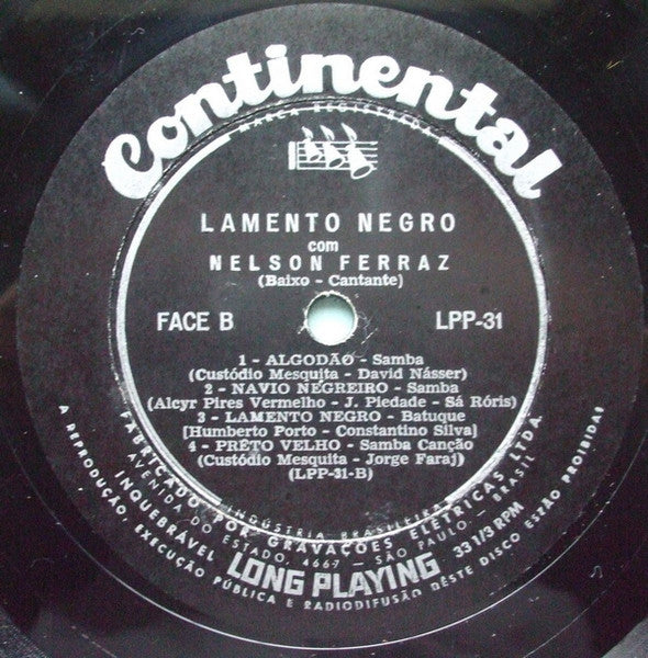 Nelson Ferraz - Lamento Negro