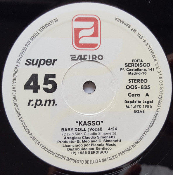 Kasso - Baby Doll