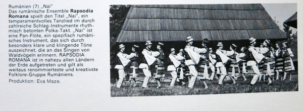 Various - Eine Auswahl Aus Dem Offiziellen Folklore-Programm Der Olympischen Spiele München 1972