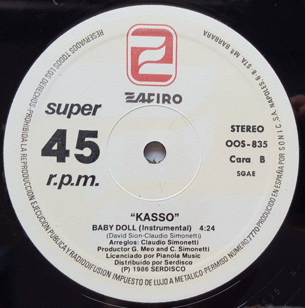 Kasso - Baby Doll