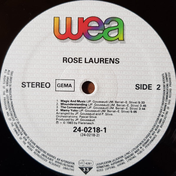 Rose Laurens - Rose Laurens