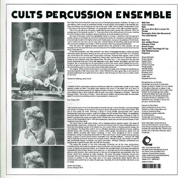 Cults Percussion Ensemble - Cults Percussion Ensemble