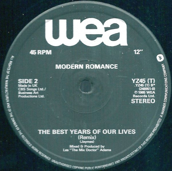 Modern Romance - Best Mix Of Our Lives