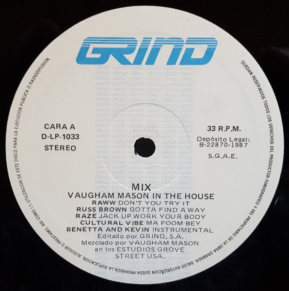 Vaughan Mason - In The House