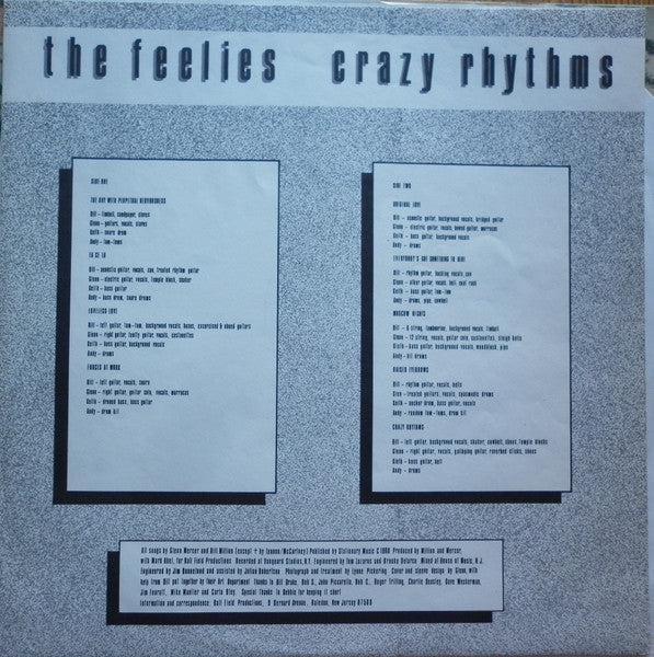 The Feelies - Crazy Rhythms