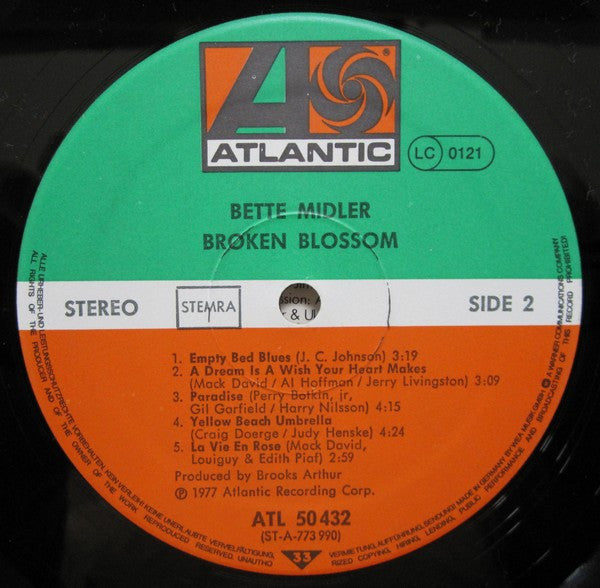 Bette Midler - Broken Blossom