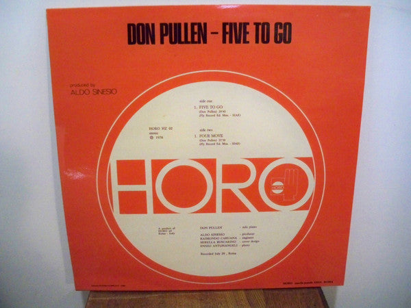 Don Pullen - Five To Go