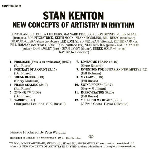Stan Kenton - New Concepts Of Artistry In Rhythm