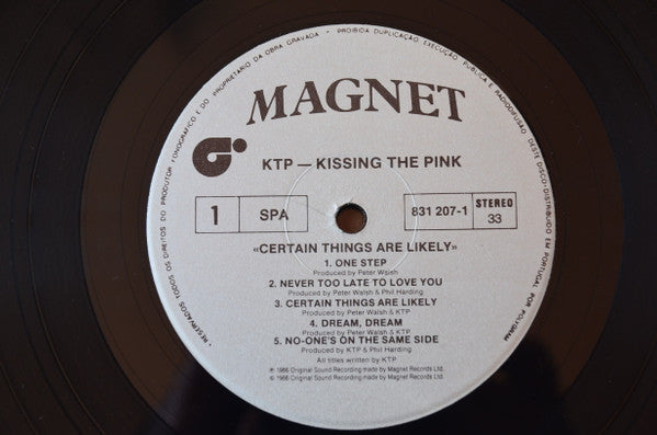 Kissing The Pink - Certain Things Are Likely