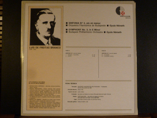 Luís de Freitas Branco - The Budapest Philharmonic Orchestra - Gyula Németh - Sinfonia Nº. 3
