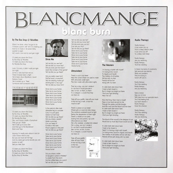 Blancmange - Blanc Burn