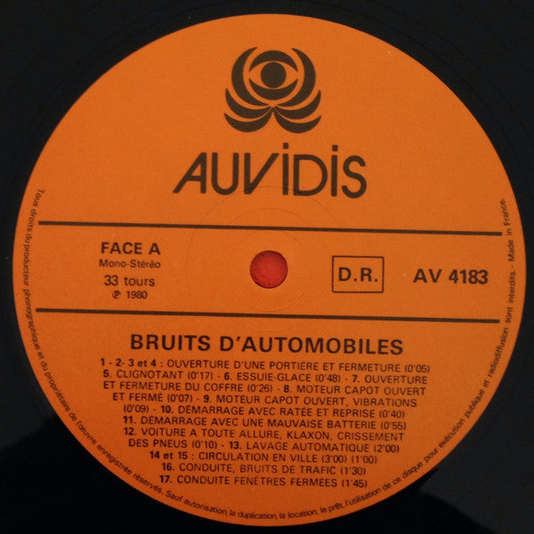 No Artist - Bruits D'Automobile
