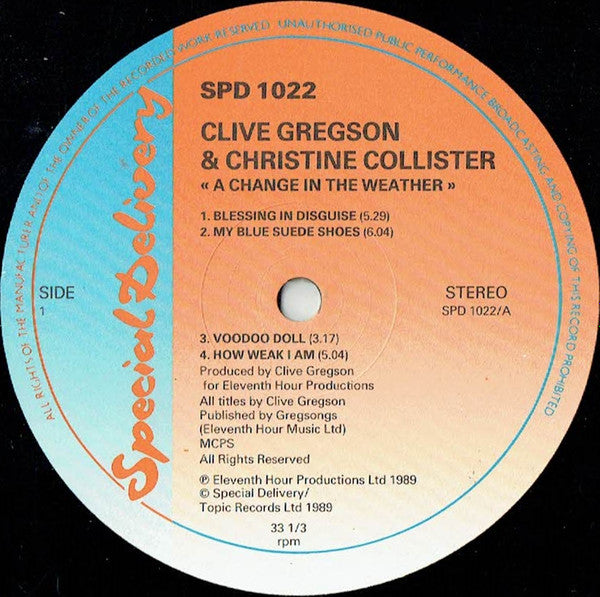 Clive Gregson And Christine Collister - A Change In The Weather
