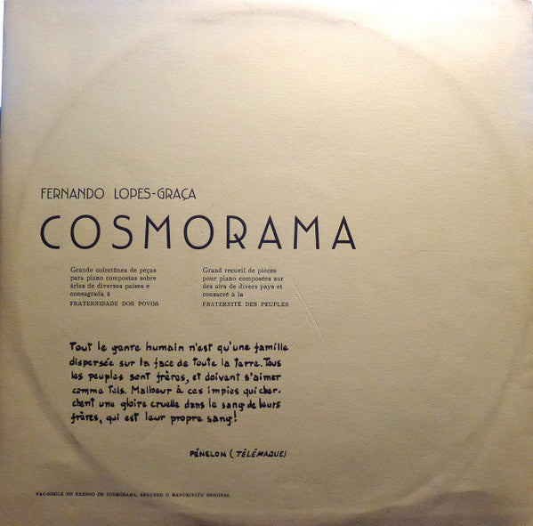 Fernando Lopes-Graça, Georges Bernand - Cosmorama