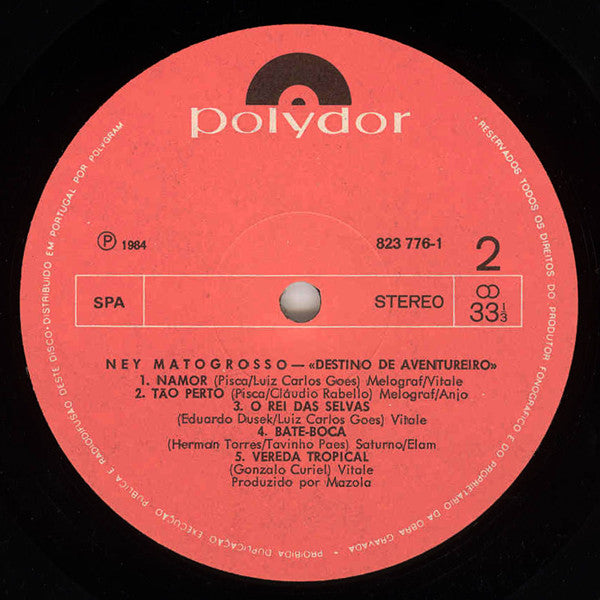 Ney Matogrosso - Destino De Aventureiro