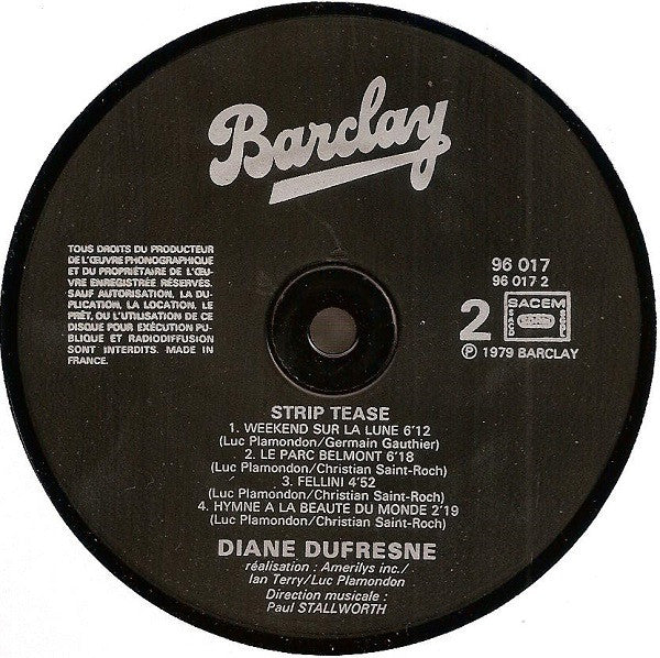 Diane Dufresne - Strip Tease