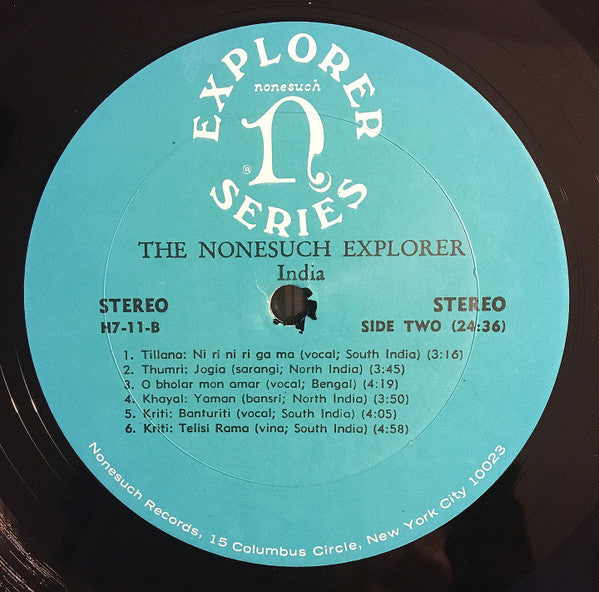 Various - The Nonesuch Explorer - Music From Distant Corners Of The World - Treasures Of The Explorer Series