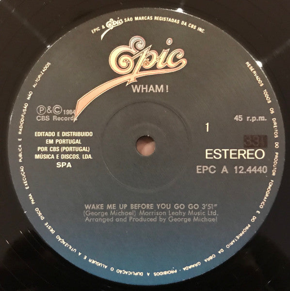 Wham! - Wake Me Up Before You Go-Go