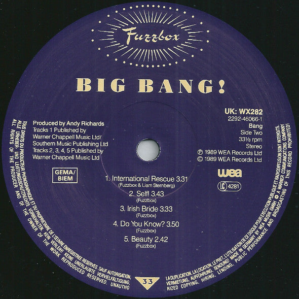 We've Got A Fuzzbox And We're Gonna Use It - Big Bang!