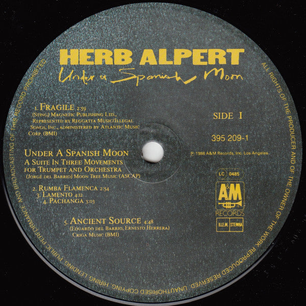 Herb Alpert - Under A Spanish Moon