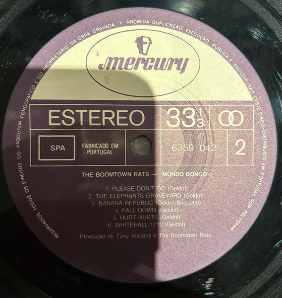 The Boomtown Rats - Mondo Bongo