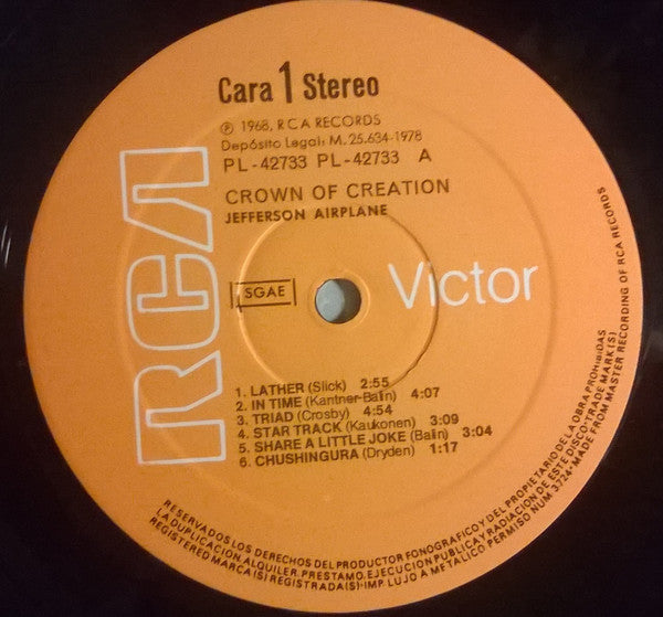 Jefferson Airplane - Crown Of Creation