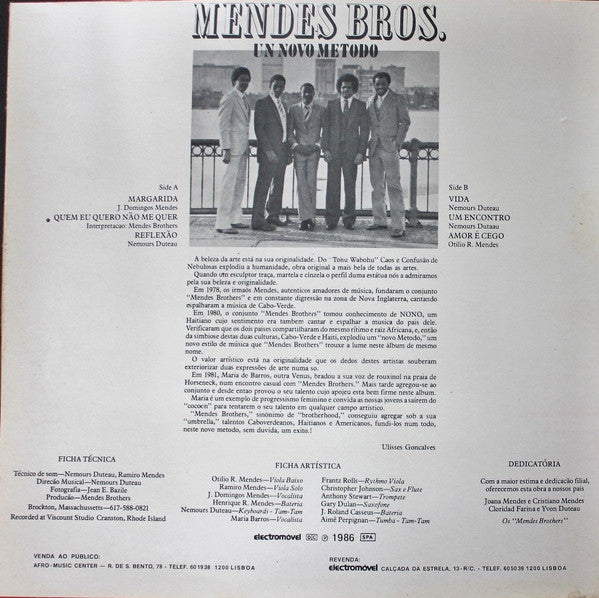 Mendes Brothers - Un Novo Metodo