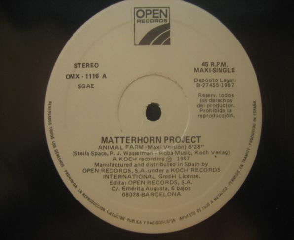 Matterhorn Project - Animal Farm