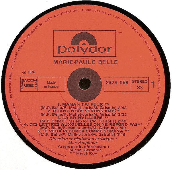 Marie-Paule Belle - Marie-Paule Belle