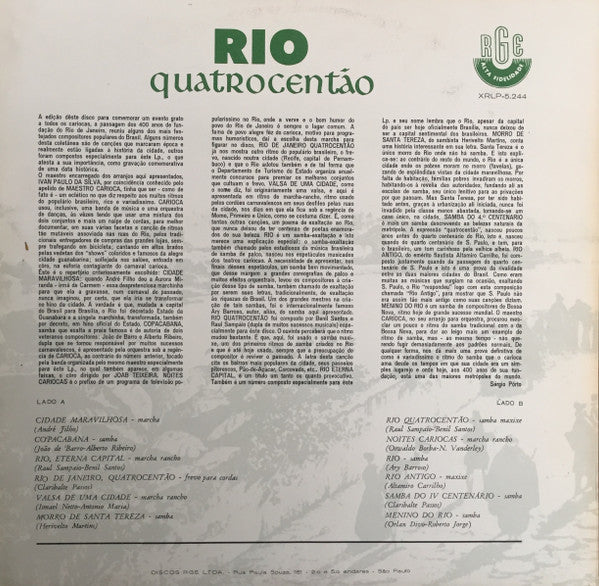 Orquestra Popular Da Guanabara - Rio Quatrocentão