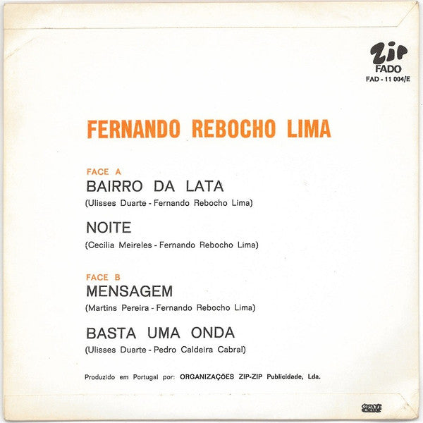 Fernando Rebocho Lima - Bairro Da Lata