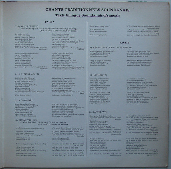 Various - Java - Pays Sounda - Musique Et Chants Traditionnels