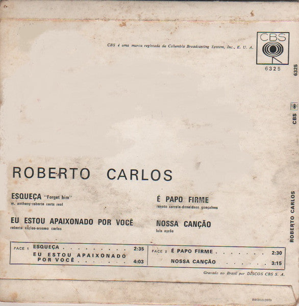 Roberto Carlos - Esqueça