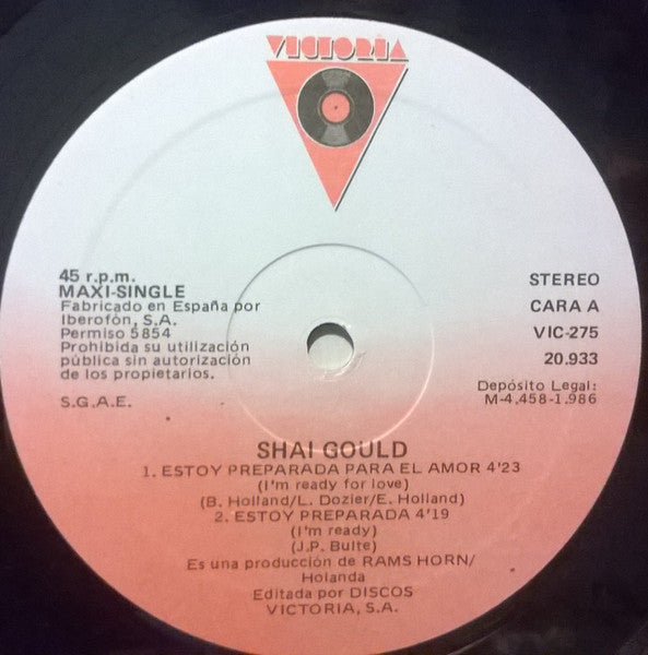Shai Gould - I'm Ready For Love (Special Club Mix 12")