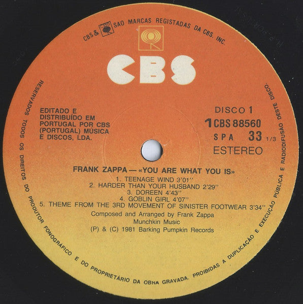 Frank Zappa - You Are What You Is