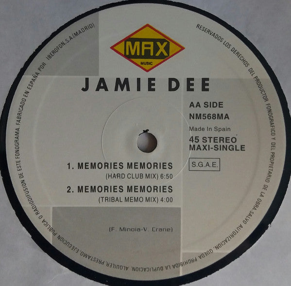 Jamie Dee - Memories Memories
