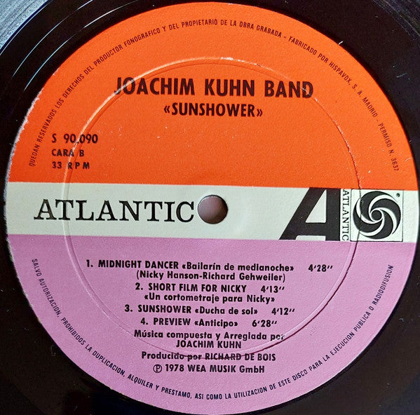 Joachim Kühn Band Featuring Jan Akkerman & Ray Gomez - Sunshower