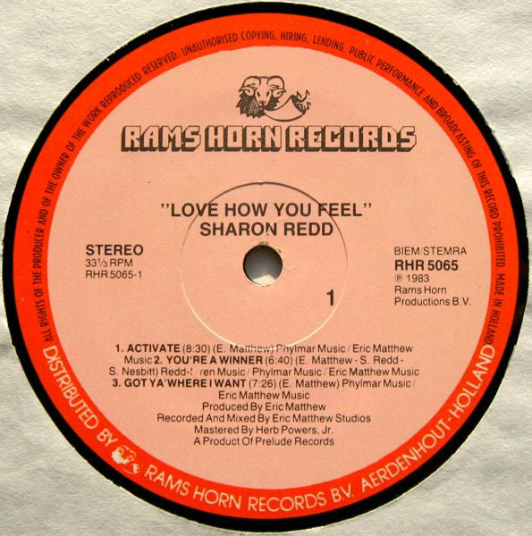 Sharon Redd - Love How You Feel