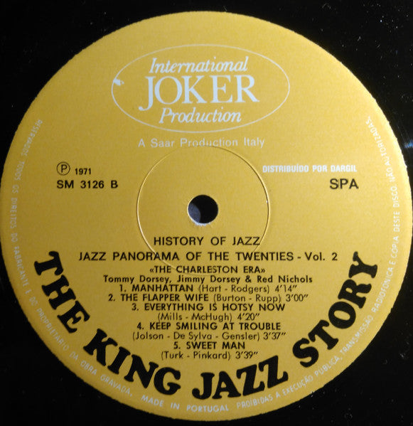 Tommy Dorsey, Jimmy Dorsey & Red Nichols - Jazz Panorama Of The Twenties Vol. 2