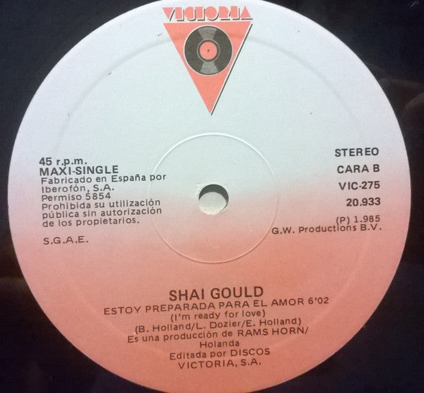 Shai Gould - I'm Ready For Love (Special Club Mix 12")