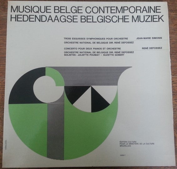 René Defossez, Belgian National Orchestra, Juliette Poumay, Suzette Gobert - Trois Esquisses Symphoniques Pour Orchestre / Concerto Pour Deux Pianos Et Orchestre