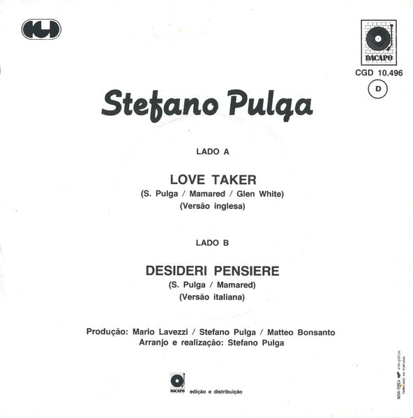 Stefano Pulga - Desideri Pensieri / Love Talker