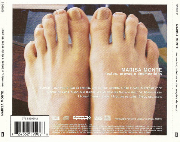 Marisa Monte - Memórias, Crônicas E Declarações De Amor