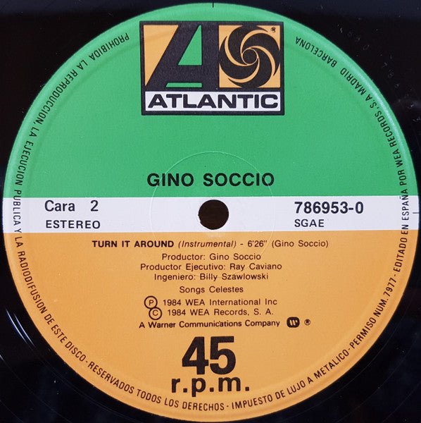 Gino Soccio - She's Gone Out Of My Life