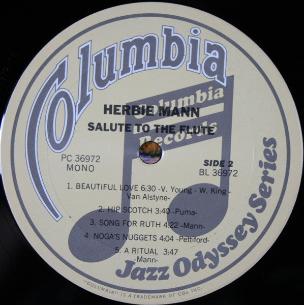 Herbie Mann With Urbie Green, Joe Wilder, Hank Jones, Joe Puma, Oscar Pettiford - Salute To The Flute