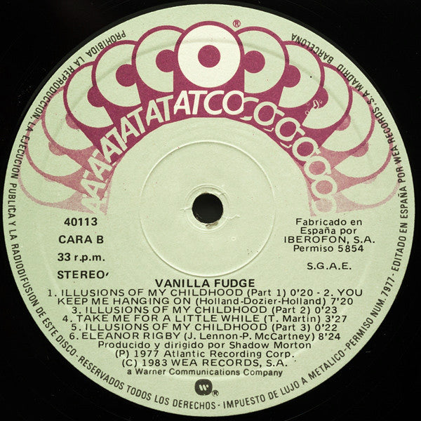 Vanilla Fudge - Vanilla Fudge