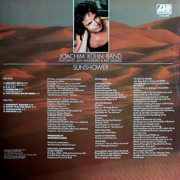 Joachim Kühn Band Featuring Jan Akkerman & Ray Gomez - Sunshower