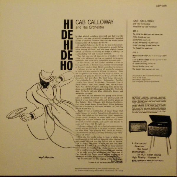 Cab Calloway And Cab Calloway And His Orchestra - Hi De Hi De Ho